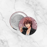 Pin Button Anime Cowok Set 3 PCS 58mm | Badge Pin Karakter Anime Aesthetic | Pin Bros Anime untuk Tas Jaket Koleksi